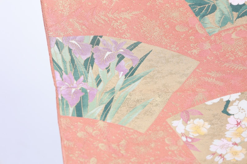 Japanese used sash belt (hukuro-obi) 100% silk  /B1153