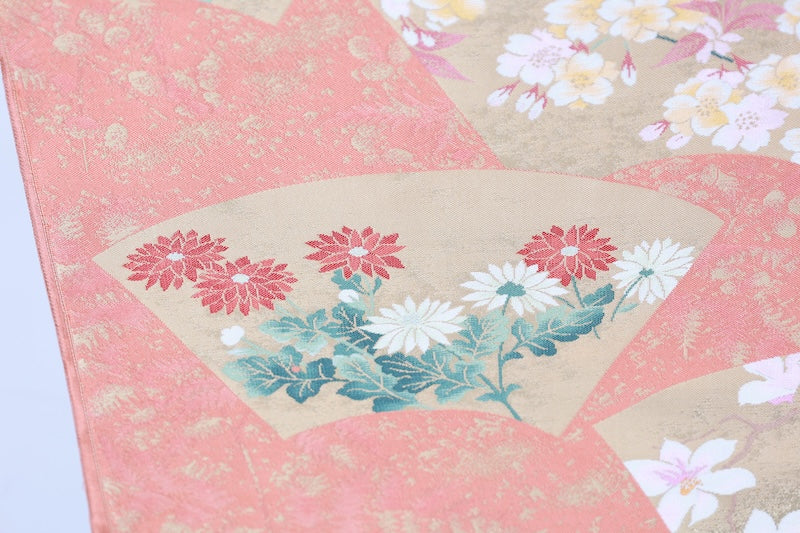 Japanese used sash belt (hukuro-obi) 100% silk  /B1153