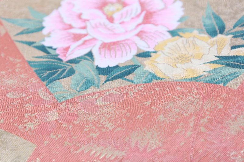 Japanese used sash belt (hukuro-obi) 100% silk  /B1153