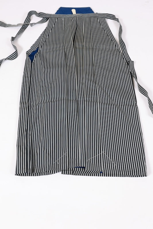 Men's Japanese kimono,haori,nagazyuban,hakama 4 piece set used  L-size  polyester /B1178