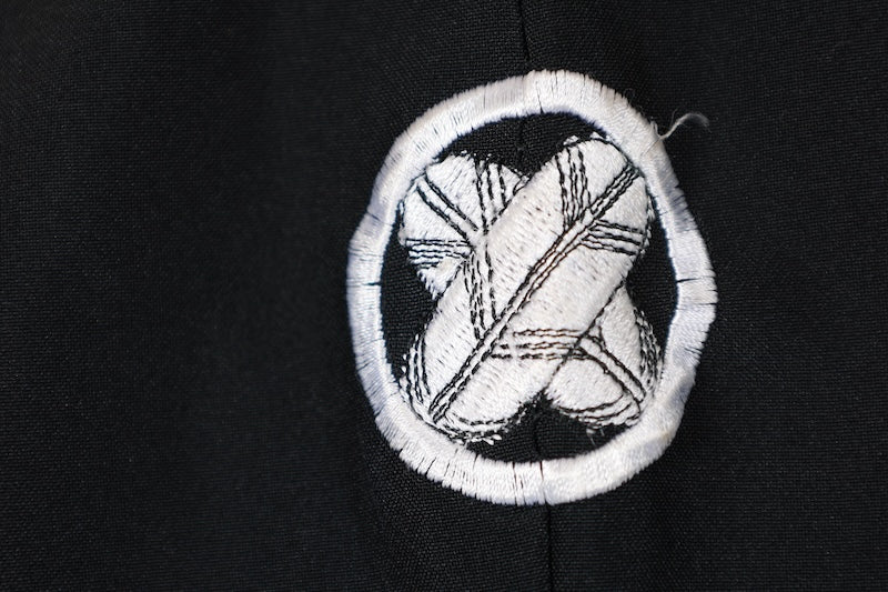 Men's Japanese kimono,haori 2 piece set used S-size  polyester /B1179