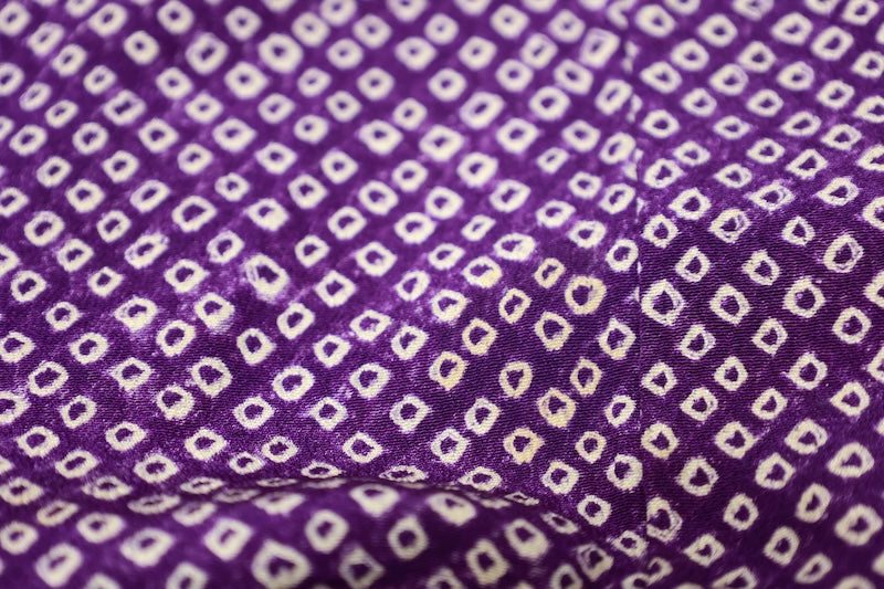 Kids girl Japanese kimono used <Yotsumi>  silk 100% /B39