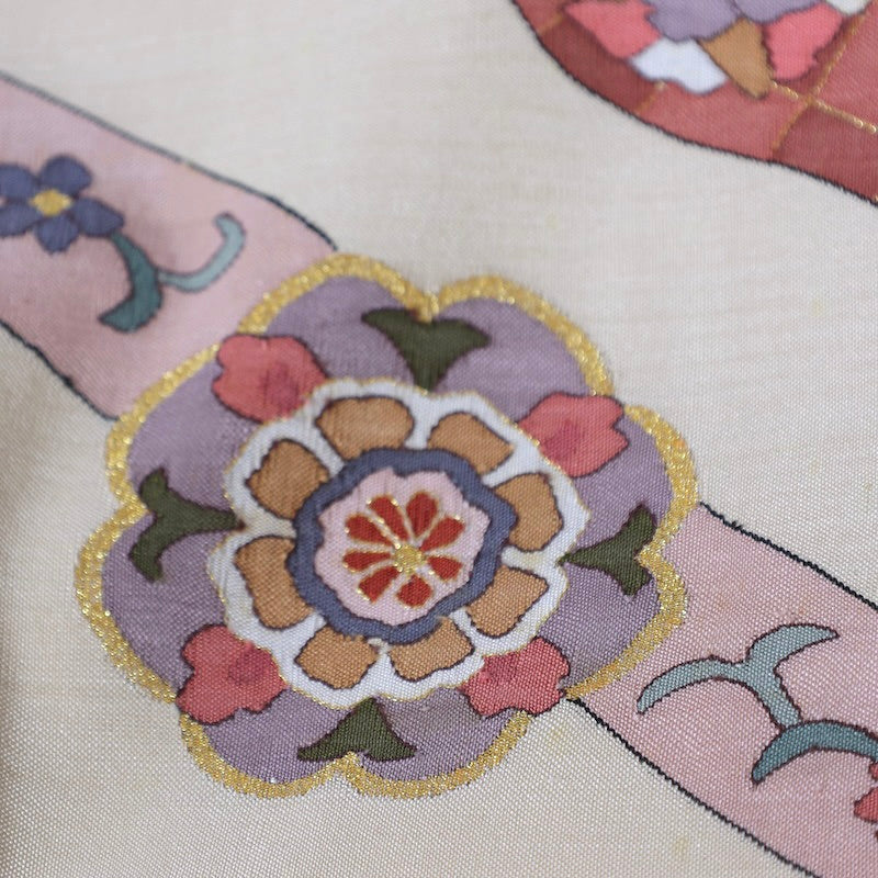 kimono sash belt (Hukuro-obi) 100% silk  / C54