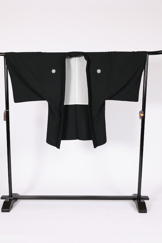 Men's Japanese kimono  Jacket (Haori) M-size polyester  / B1173