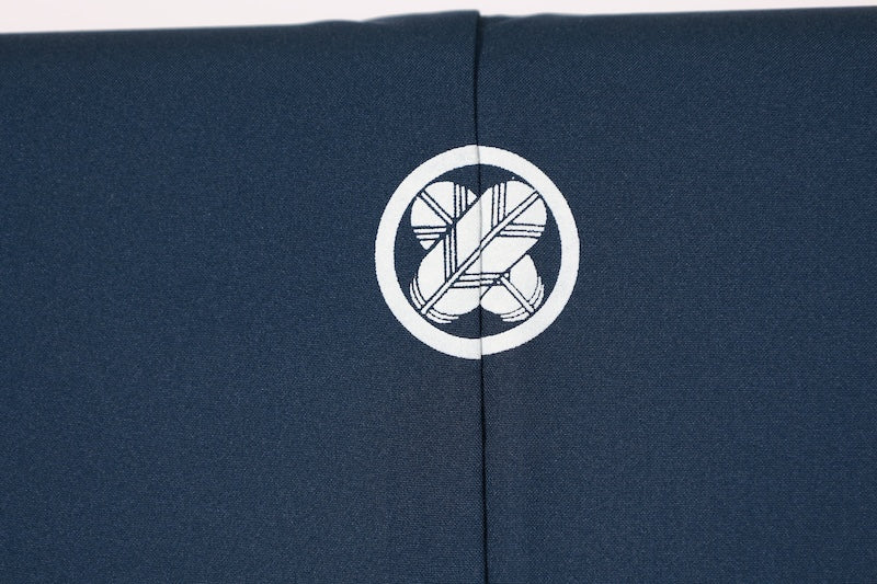 Men's Japanese kimono,haori,nagazyuban used  M-size  polyester /B1182