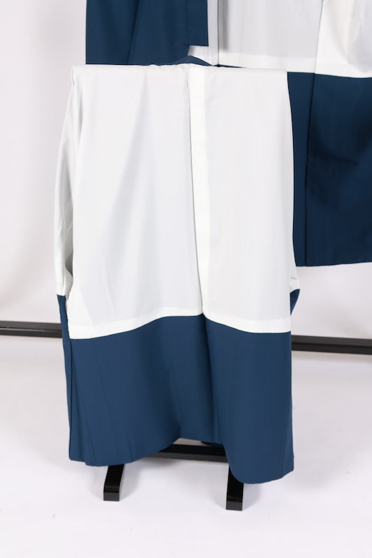 Men's Japanese kimono,haori,nagazyuban used  M-size  polyester /B1182