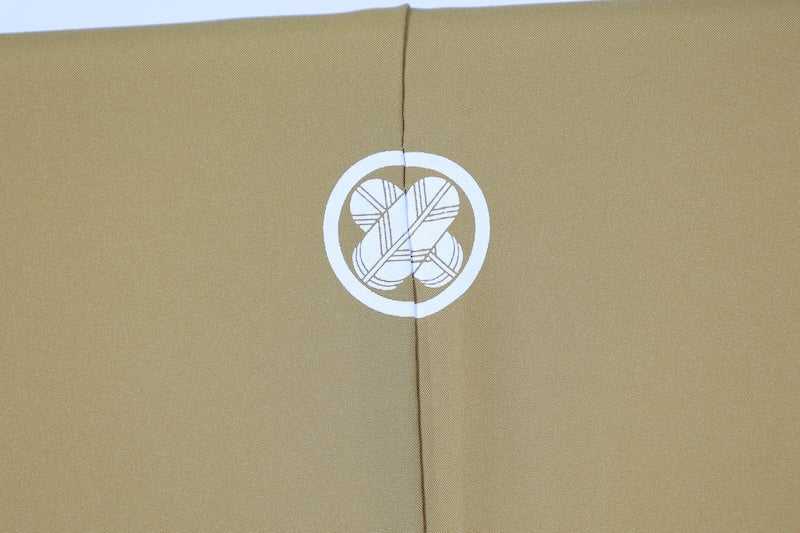 Men's Japanese kimono.haori 2 piece set used L-size polyester /B1180