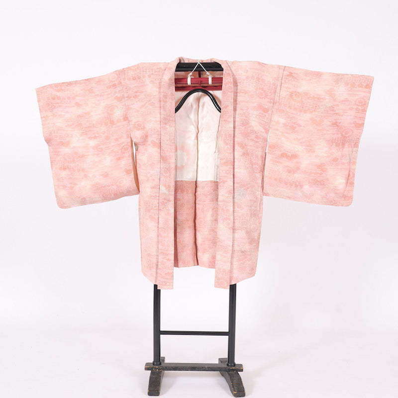 kimono jacket (Haori) S-size 100% silk  / C60