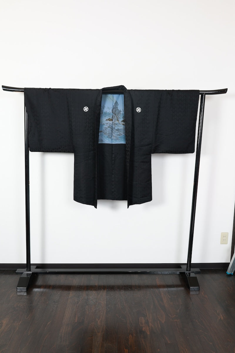 Men's Haori jacket black pew-owned /R621