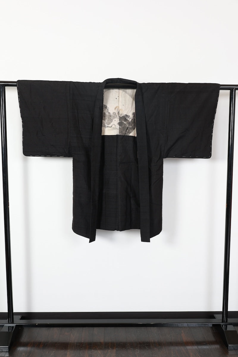 Men's Haori jacket black pre-owned /R620