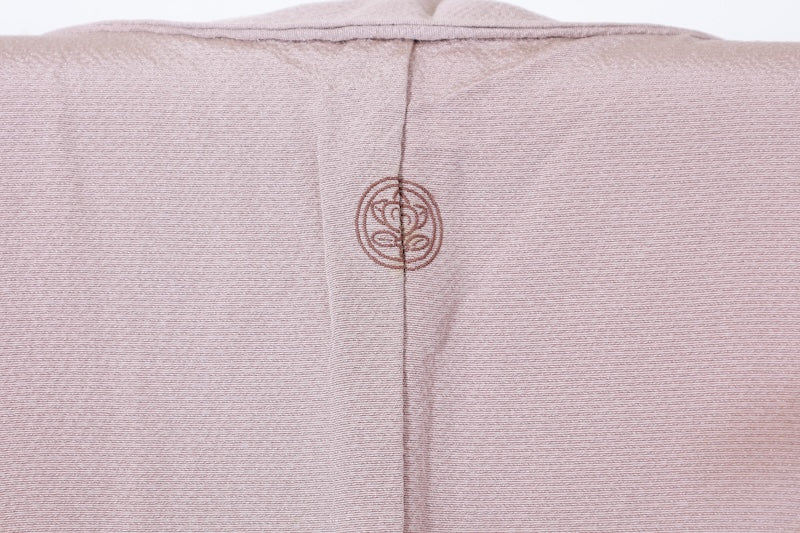 Houmongi kimono Light brown Gold pre-owned /R626