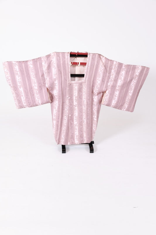 Japanese kimono  Coat (Michiyuki) M-size 100% silk  / B1197