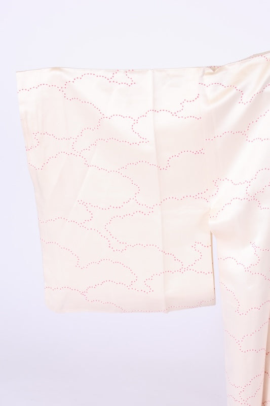 Japanese kimono  Coat (Michiyuki) M-size 100% silk  / B1195