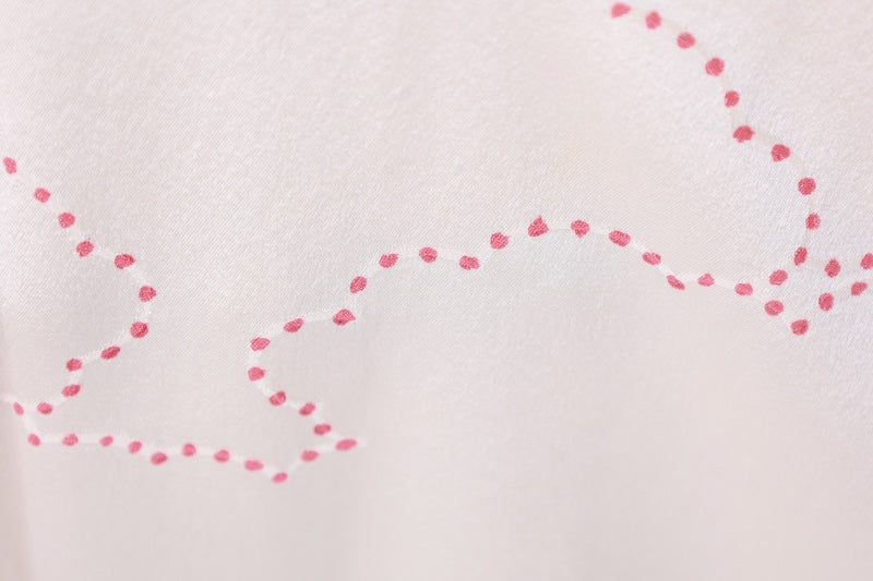 Japanese kimono  Coat (Michiyuki) M-size 100% silk  / B1195