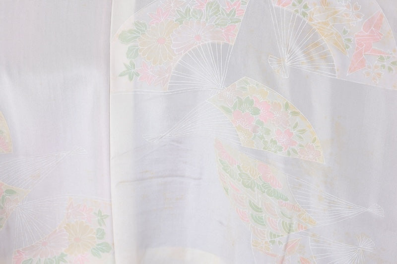 Japanese kimono  Coat (Michiyuki) M-size 100% silk  / B1188