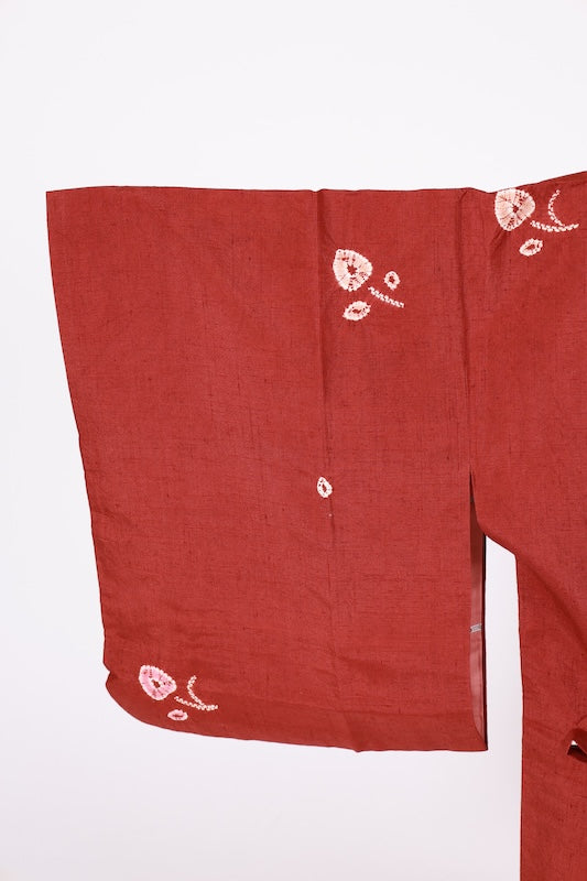 Japanese kimono  Coat (Dotyugi) M-size 100% silk  / B1187