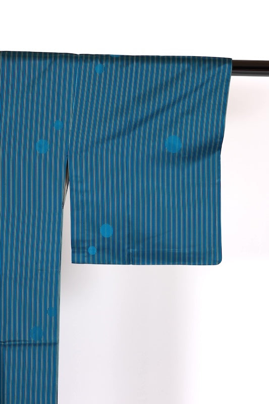 Japanese kimono  Coat (Rain coat) M-size 100% silk  / B1184