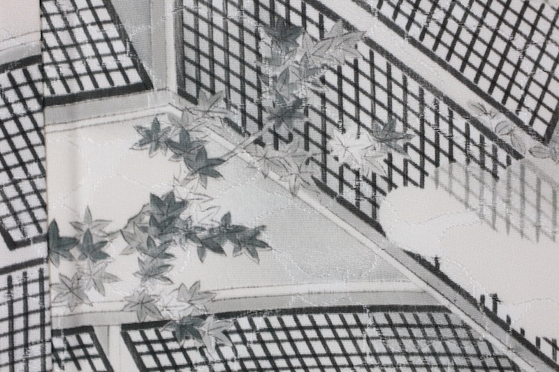 Japanese kimono used <Komon> Msize  silk 100% /B1193