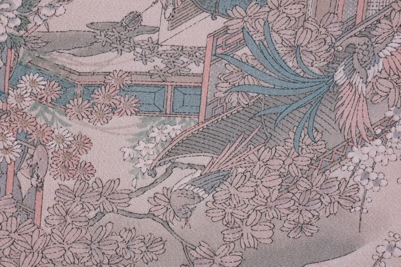 Japanese kimono used <Komon> Msize  silk 100% /B1192