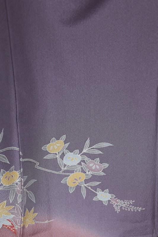 Houmongi kimono Pale purple pre-owned /R627