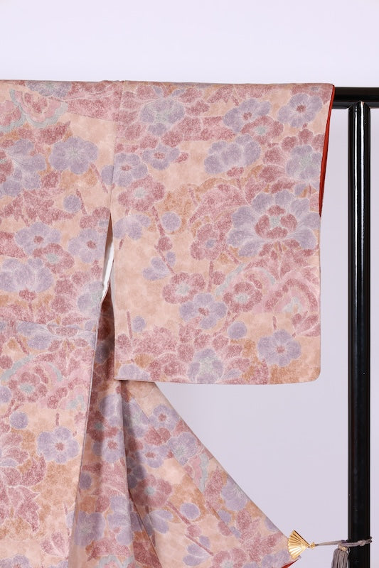 Japanese kimono used <Komon> Msize  silk 100% /B1185