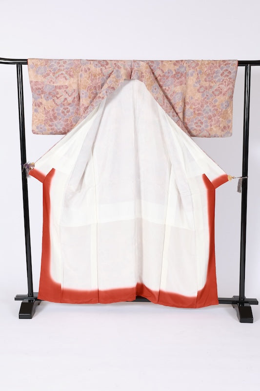 Japanese kimono used <Komon> Msize  silk 100% /B1185