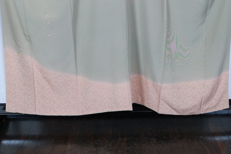 Iromuzi Tsuesage kimono lye color brown pre-owned /R628
