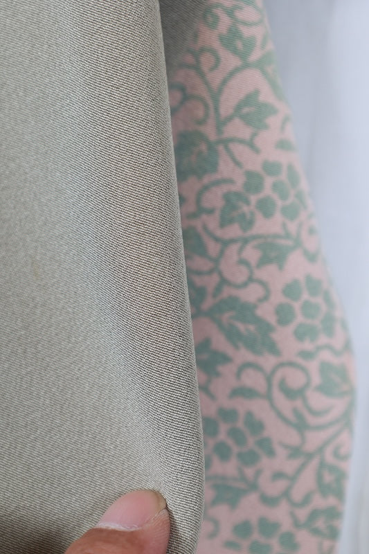 Iromuzi Tsuesage kimono lye color brown pre-owned /R628