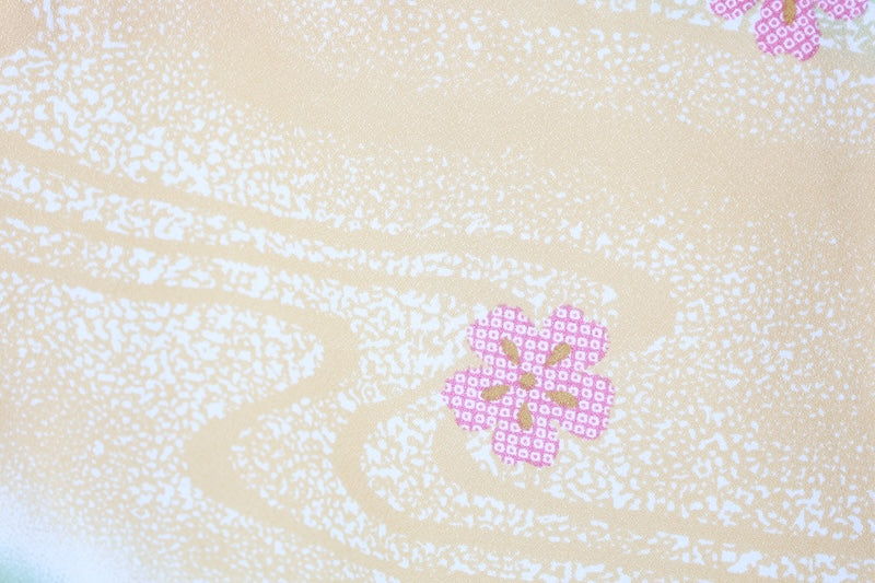 Japanese kimono Unused New <Komon> Lsize  polyester /B1215