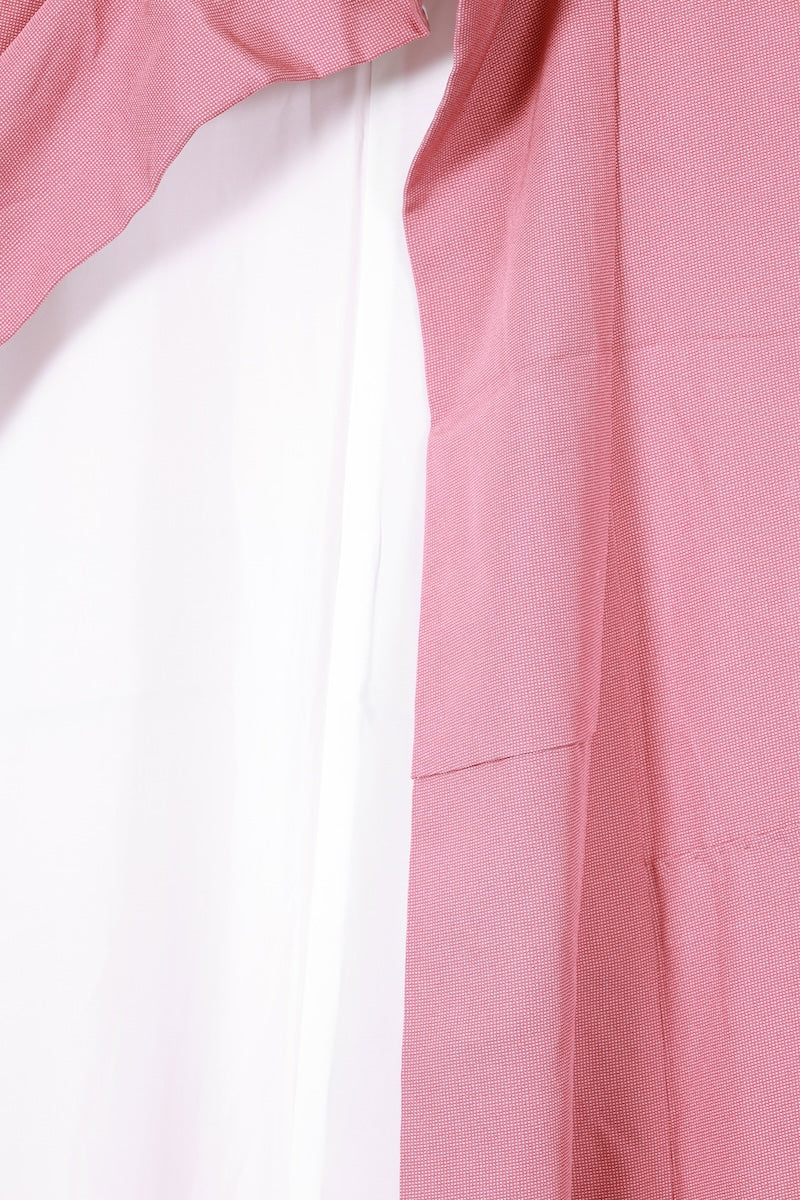Komon kimono pink white pre-owned /AZ122