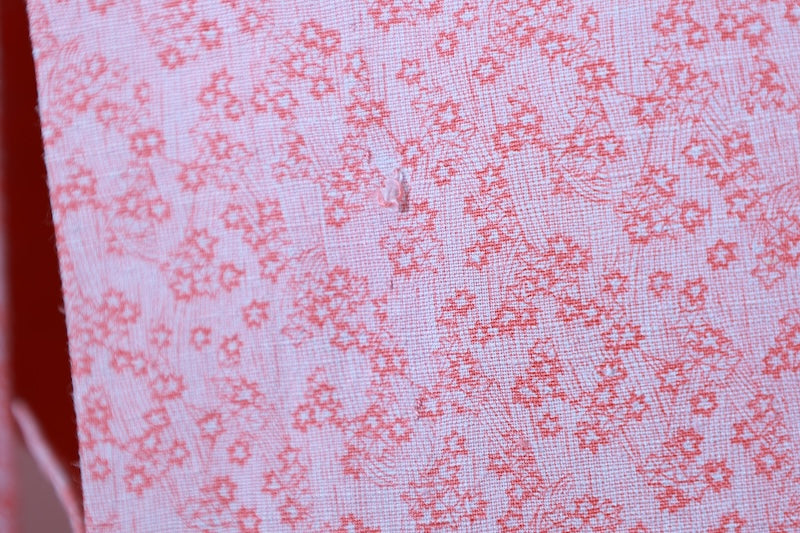 Tsumugi kimono pink pre-owned /R640