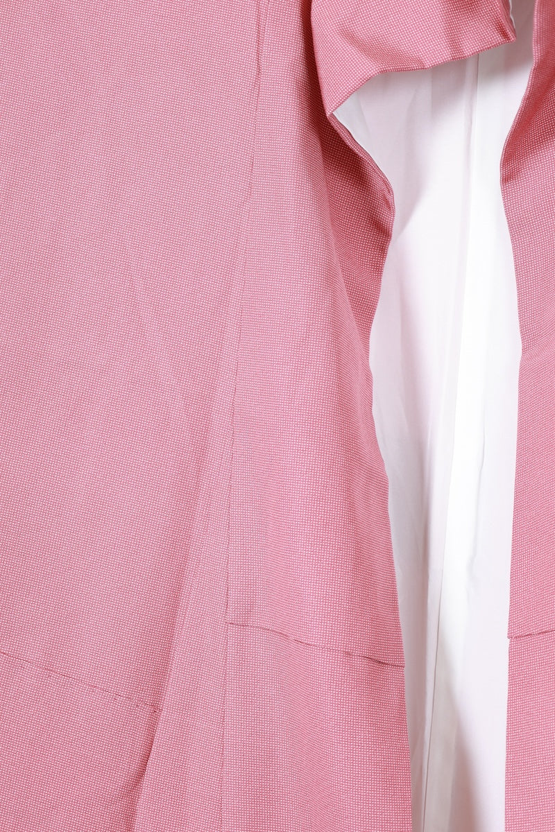 Komon kimono pink white pre-owned /AZ122