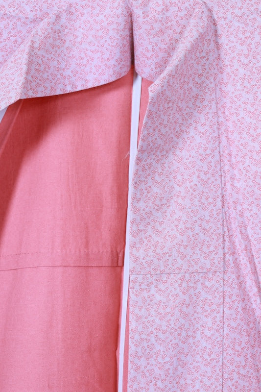Tsumugi kimono pink pre-owned /R640