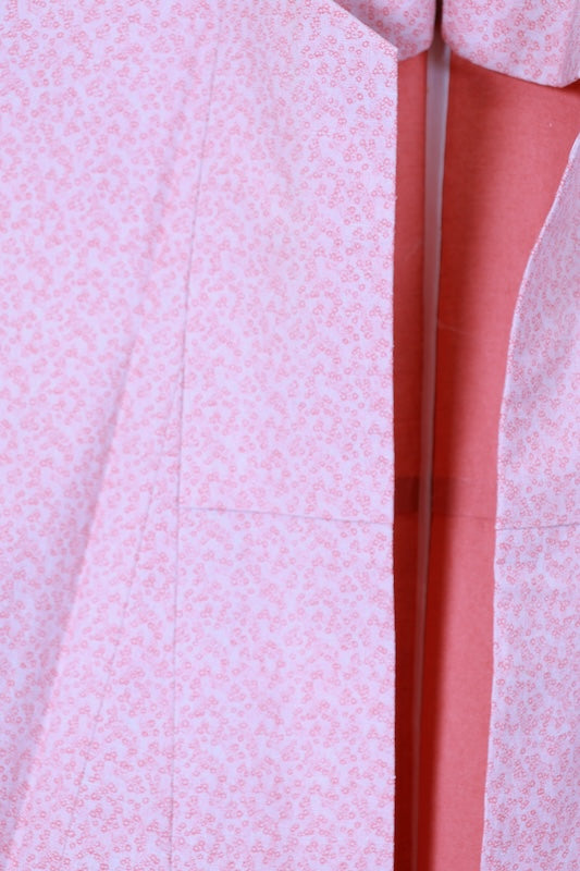 Tsumugi kimono pink pre-owned /R640