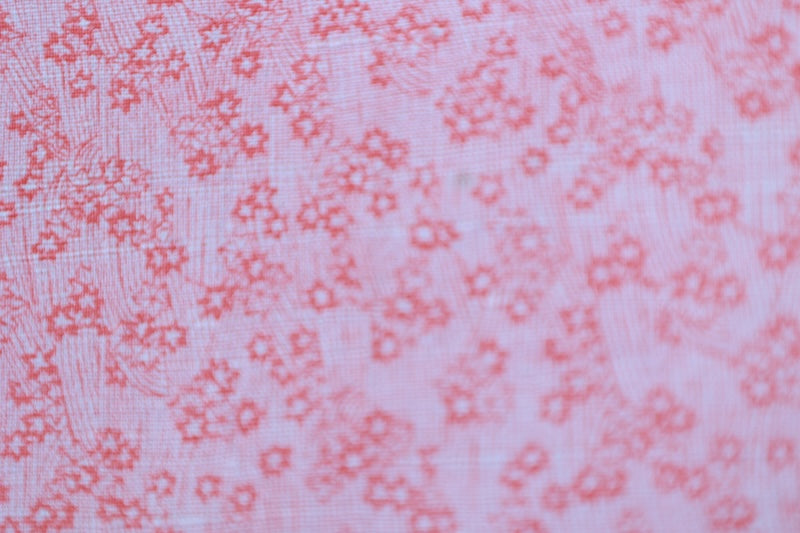 Tsumugi kimono pink pre-owned /R640
