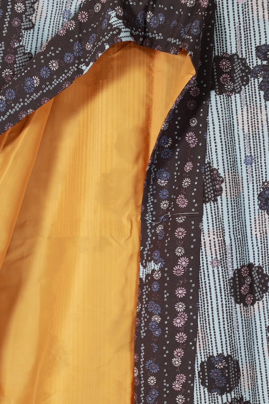 Japanese kimono Unused New <Komon> Lsize  polyester /B1211