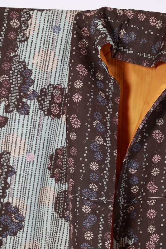 Japanese kimono Unused New <Komon> Lsize  polyester /B1211