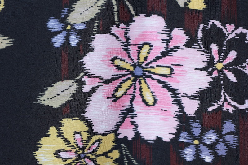 Japanese kimono Unused New <Komon> Lsize  polyester /B1209