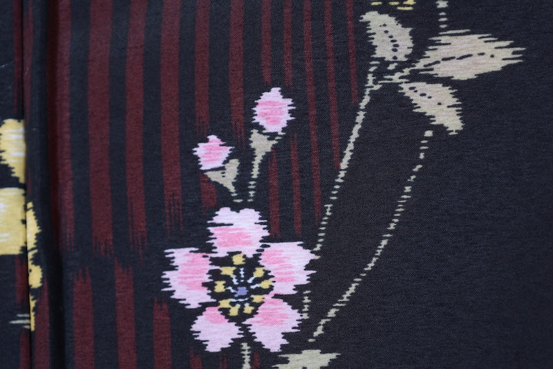 Japanese kimono Unused New <Komon> Lsize  polyester /B1209