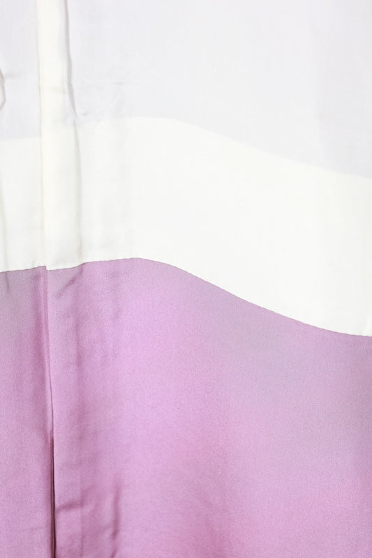 Japanese kimono used <Iromuzi> Msize  silk 100% /T202
