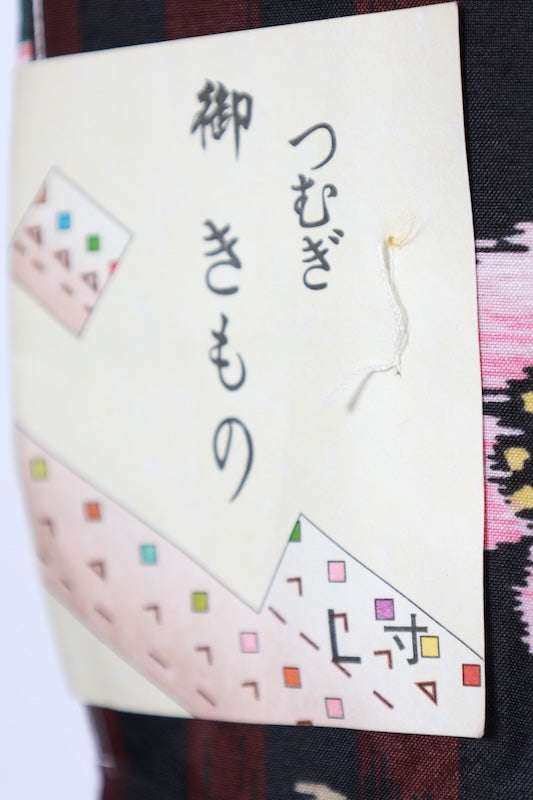 Japanese kimono Unused New <Komon> Lsize  polyester /B1209