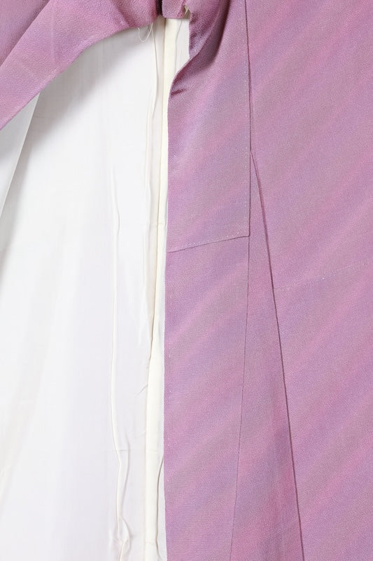 Japanese kimono used <Iromuzi> Msize  silk 100% /T202