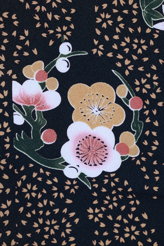 Japanese kimono Unused New <Komon> Lsize  polyester /B1208