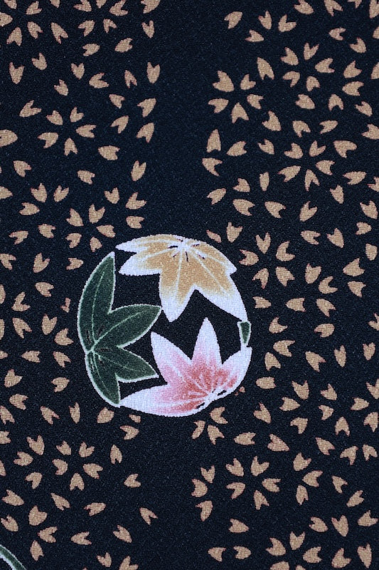 Japanese kimono Unused New <Komon> Lsize  polyester /B1208