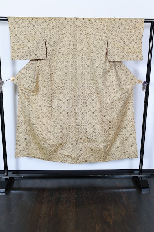 Komon kimono Shades of brown pre-owned /R630