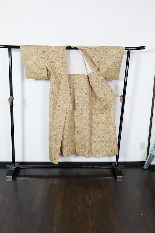 Komon kimono Shades of brown pre-owned /R630