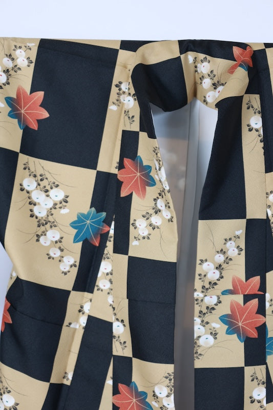 Japanese kimono Unused New <Komon> M-size  polyester /B1207