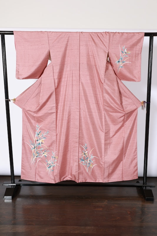 Japanease kimono  new(Houmongi) M-size 100% silk /A511