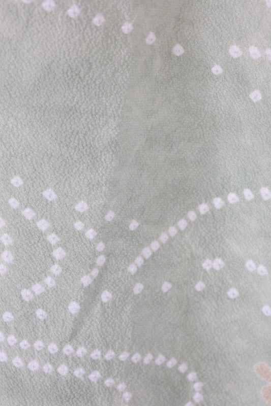 Japanese kimono(Komon)M Size 100%silkA069