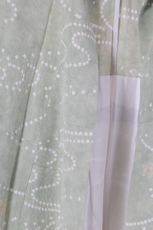 Japanese kimono(Komon)M Size 100%silkA069